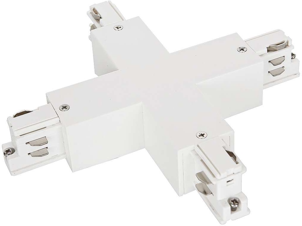 Italux Krzyżowy X-ŁĄCZNIK szynoprzewodu HT4-J04-WU do 3-fazowej szyny natynkowej 230V biały __code-62540