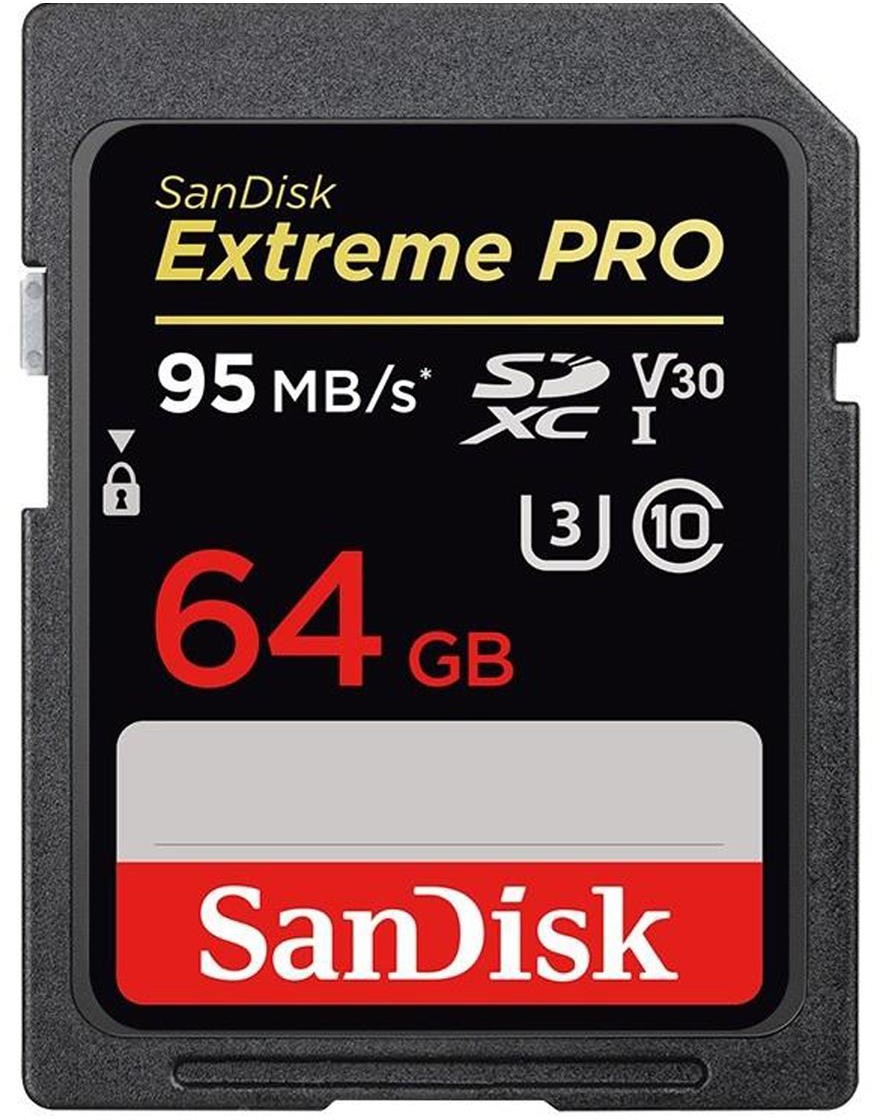 SanDisk SDXC Extreme Pro 64GB U3 (SDSDXXG-064G-GN4IN)