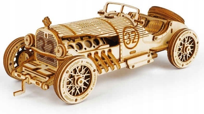 Robotime Drewniane Puzzle 3D Model Samochód Auto
