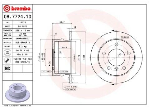 BREMBO 08.7724.10