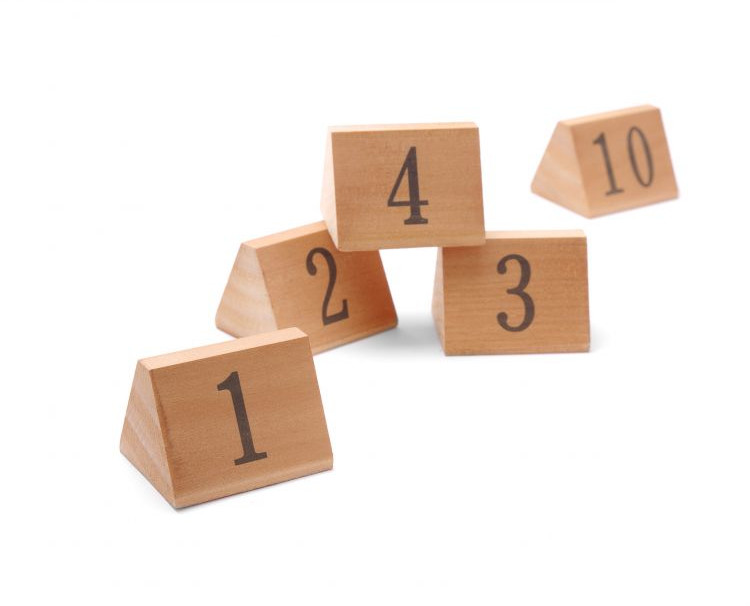 Hendi Tabliczka informacyjna z numerem 1-10 664322