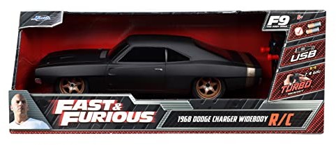 Jada Toys Fast&Furious RC Dom's Dodge Charger 1:16, zdalnie sterowany pojazd, samochód RC 253206012