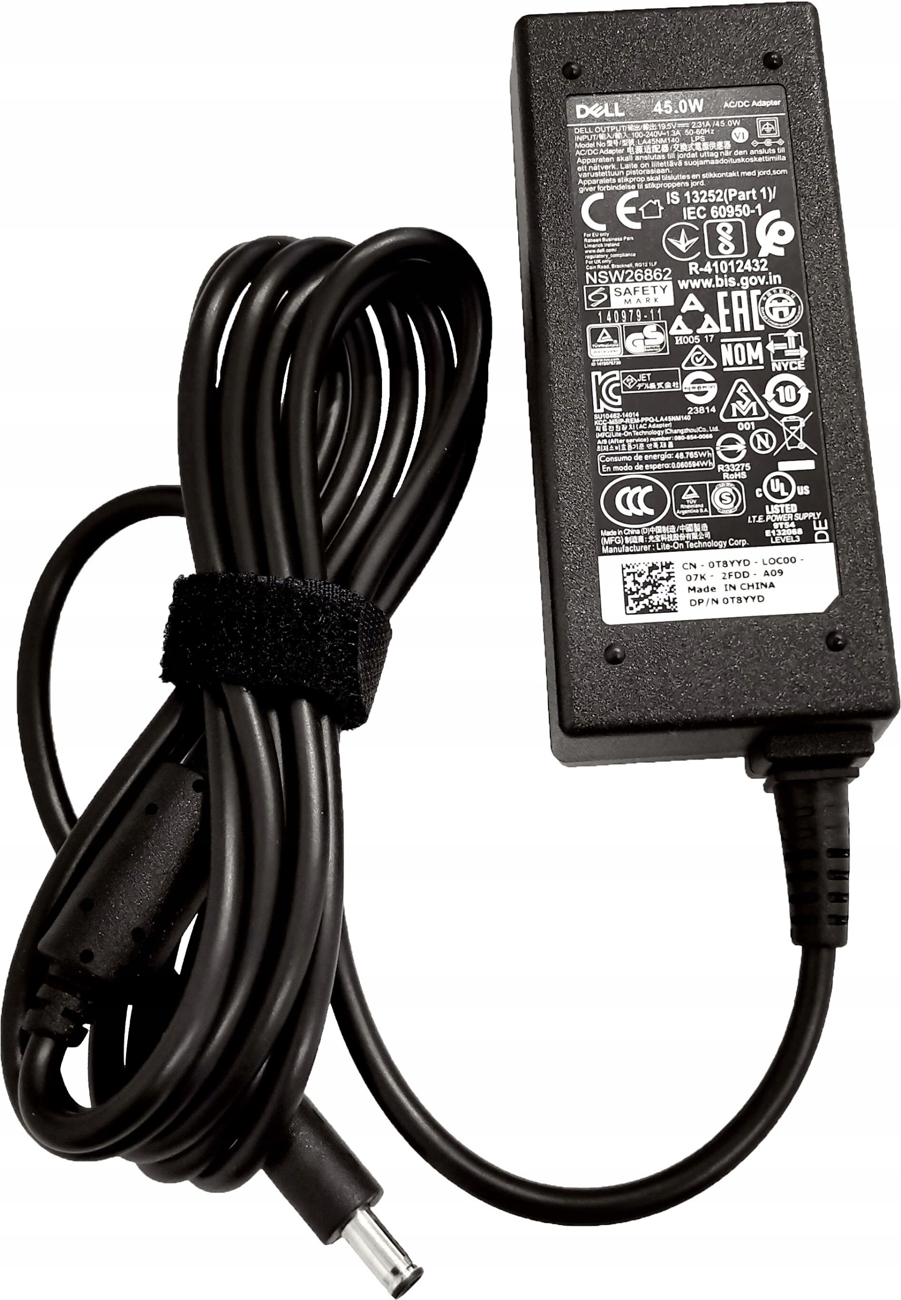 Dell zasilacz ładowarka do laptopa 45W 19.5V 2.31A
