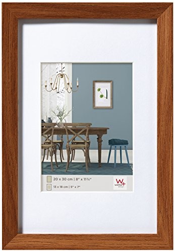Walther wzornictwo fiorito rama drewniana ramka na zdjęcia, drewna, ciemny dąb, 20 x 30 cm EF030P