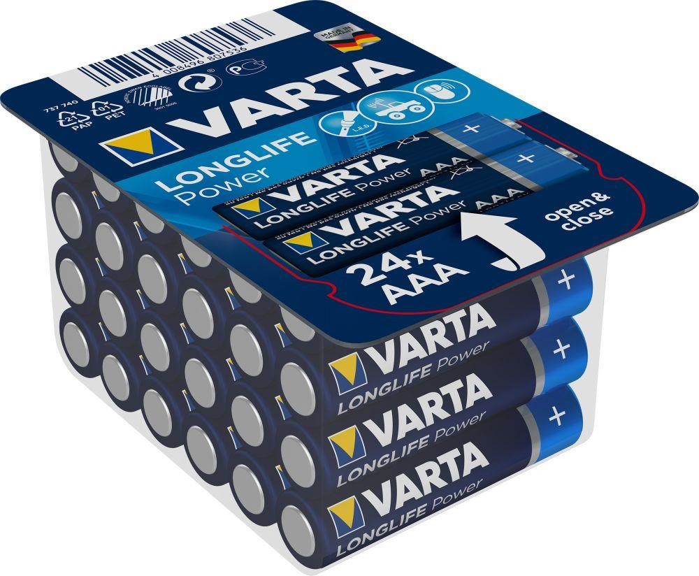 Varta Baterie alkaliczne R3 AAA 24 sztuk HIGH ENERGY