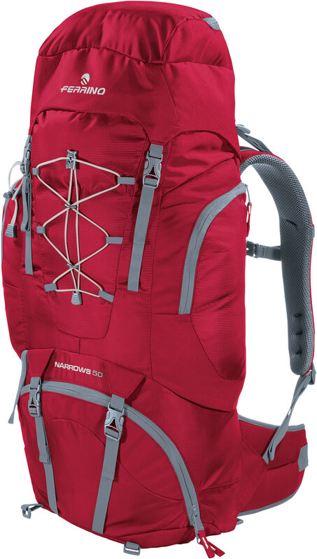 Ferrino Narrows Backpack 50l, czerwony 2021 Plecaki turystyczne 75016FMM