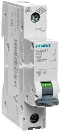 Siemens Wyłącznik nadprądowy 1P C 32A 6kA AC 5SL6132-7