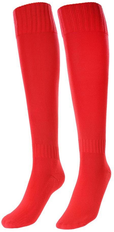 Iskierka Getry piłkarskie Junior 38-41 czerwone