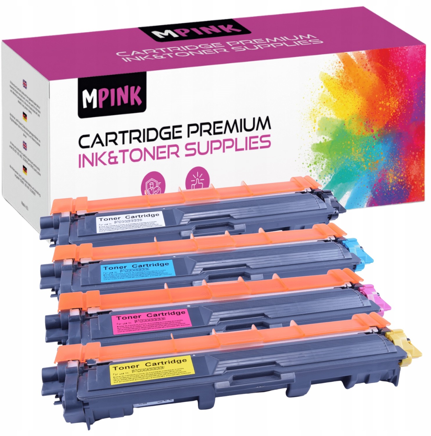 4x Tonery Do Brother MFC-9140CDN MFC-9330CD Zestaw