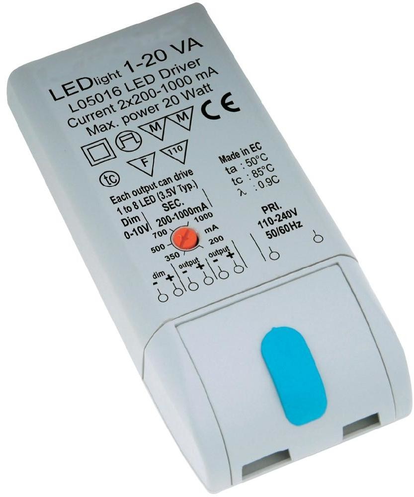 Barthelme Sterownik LED ze ściemniaczem2x250 1x1000 mA 66000164