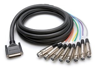 Hosa hosatech standardem DTF-805 Snake, XLR3 °F na DB25, Balanced, 5 m DTF805