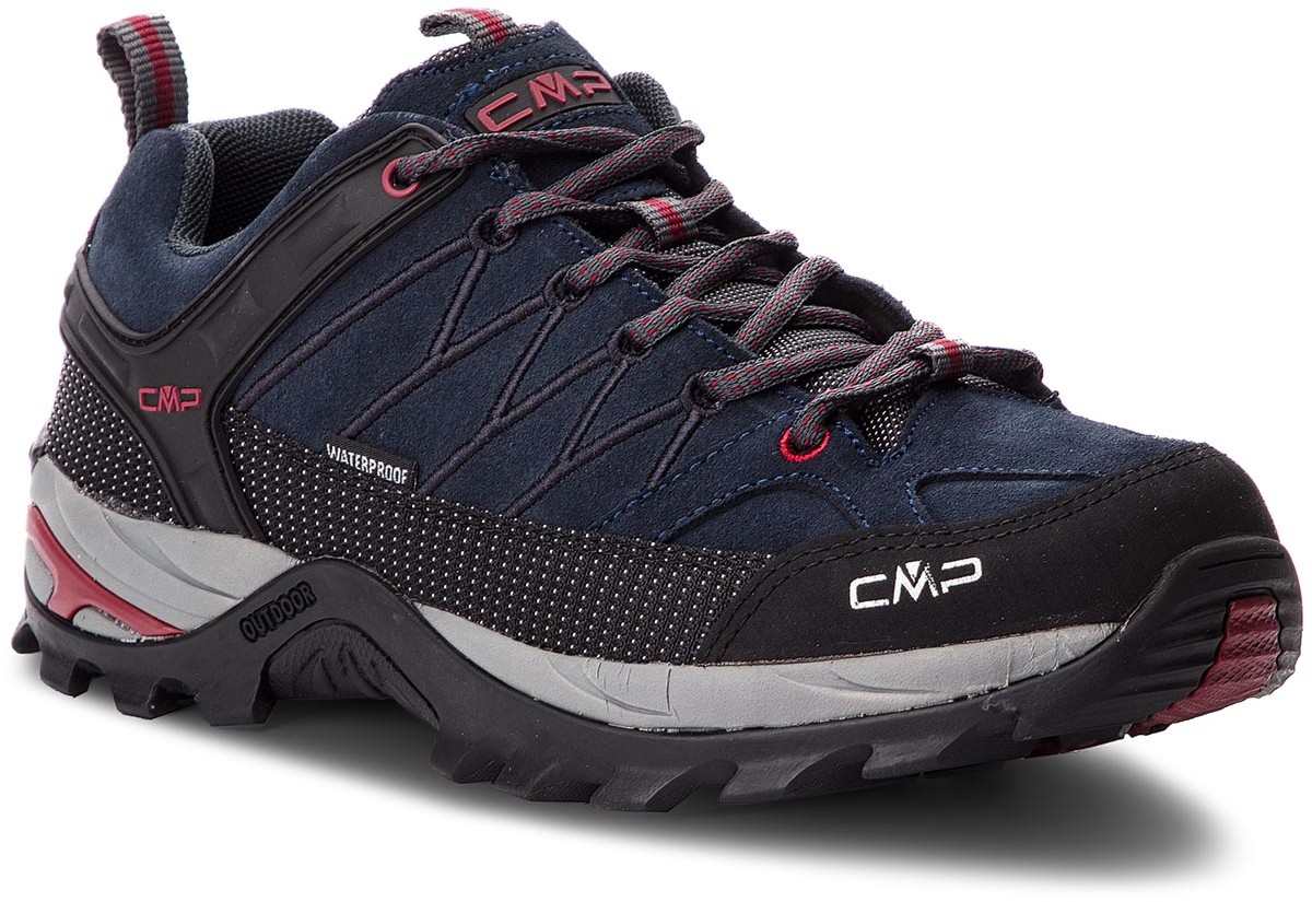 CMP Trekkingi Rigel Low Trekking Shoes Wp 3Q13247 Asphalt/Syrah 62BN
