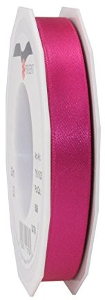 Unbekannt C.E. Pattberg SATIN magenta, 25 m satynowa wstążka do pakowania prezentów, 15 mm szerokości, taśma do prezentów do dekoracji i majsterkowania, taśma dekoracyjna na prezenty, na każdą okazję 7181525-604