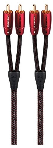 Audioquest AudioQuest  kabel stereo Golden Gate z wtyczkami 4 RCA-, 0,6 m GOLDG0.6R