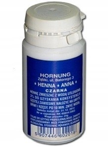 Anna Henna proszkowa czarna 20g.