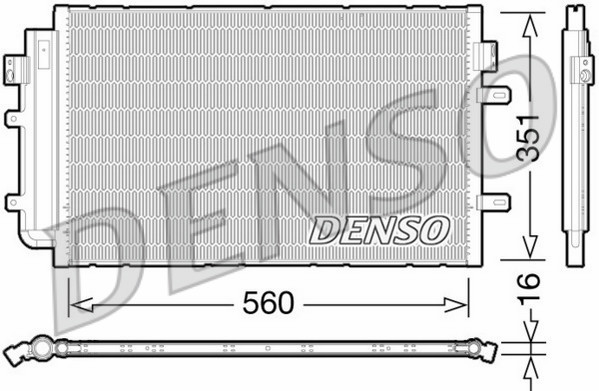 DENSO Skraplacz, klimatyzacja DCN12005