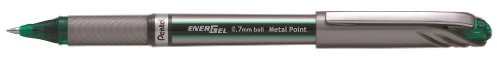 Pentel BL117 W EnerGel Tradio Liquid Gel Ink Roller, opakowanie  szt. (obudowa w kolorze białym), zielony BL27-DX