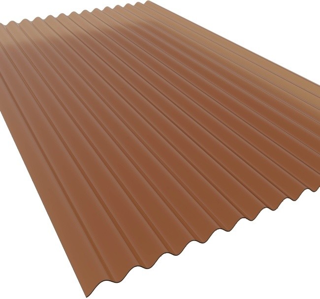 Płyta PCV falista 0,9 x 2 m dymiona PL1106.8120