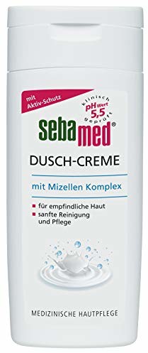 Sebamed Krem pod prysznic z kompleksem micelarnym 200 ml, pomaga zachować wilgoć w skórze, chroni ją przed wysychaniem i zapewnia elastyczność