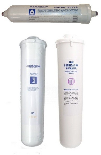 Aquaphor Zestaw wkładów do Osmozy DWM-31, DWM-203 - z mineralizatorem Zestaw_DWM - duży Zestaw_DWM - duży