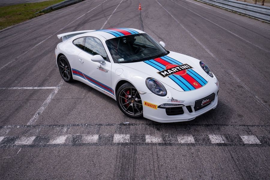 Jazda Porsche - kierowca - Kielce - 1 okrążenie JP91K1