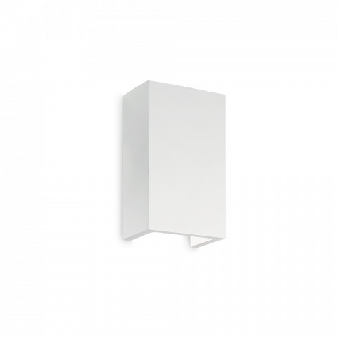 Ideal Lux Kinkiet Flash Gesso AP1 High 214689 nowoczesna oprawa ścienna w kolorze białym 214689