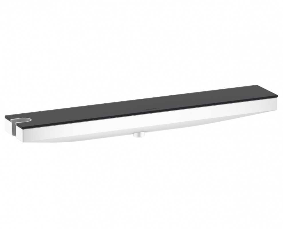 Hansgrohe Rainfinity Porter 500 Przyłącze kątowe z uchwytem prysznicowym i półką prysznicową L biały matowy 26843700