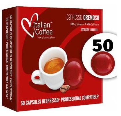 Italian Coffee Cremoso Nespresso Professional - 50 kapsułek