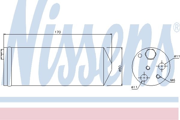 NISSENS Osuszacz, klimatyzacja NISSENS 95239
