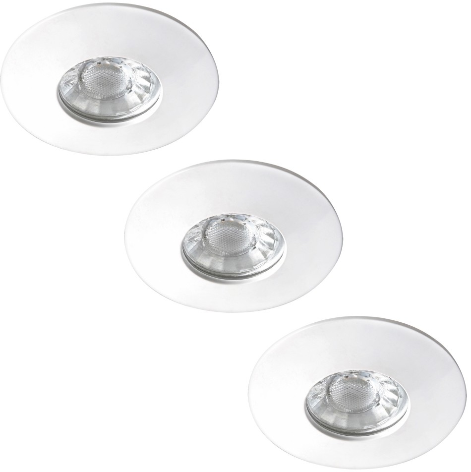 Rabalux 1078 - ZESTAW 3xLED Łazienkowa oprawa wpuszczana RANDY 3xLED/4W/230V