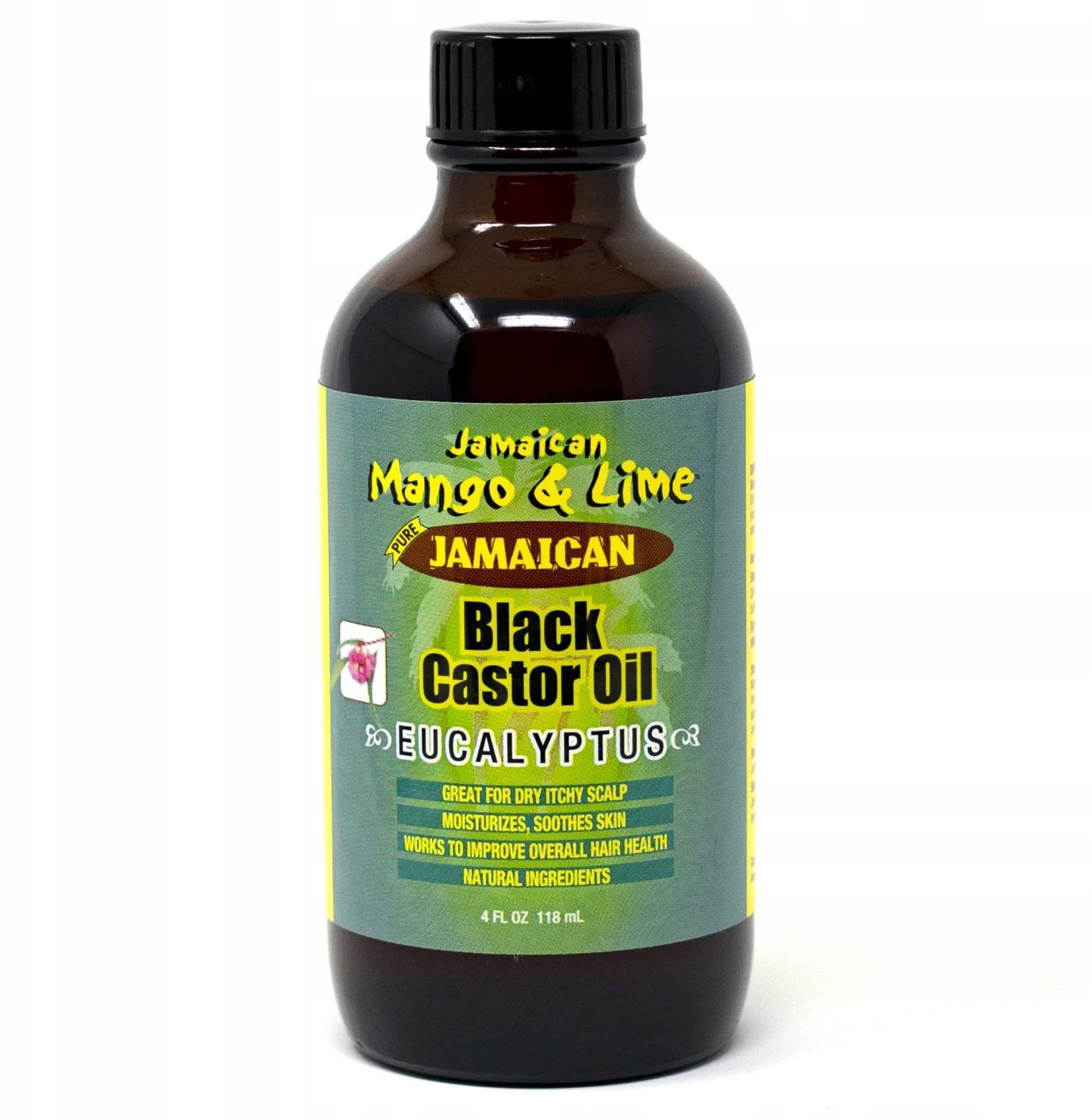Black Jamaican Mango Lime Castor Oil Eucalyptus