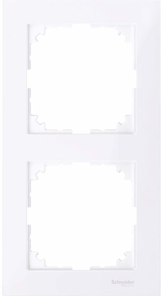Schneider Merten-Ramka-M-Pure-2-krotna-biały-active MTN4020-3625