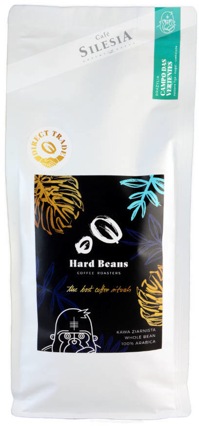 HARD BEANS kawa ziarnista Hard Beans BRAZYLIA CAMPO DAS VERTENTES 1000g Przelew HBNBA1PRZE
