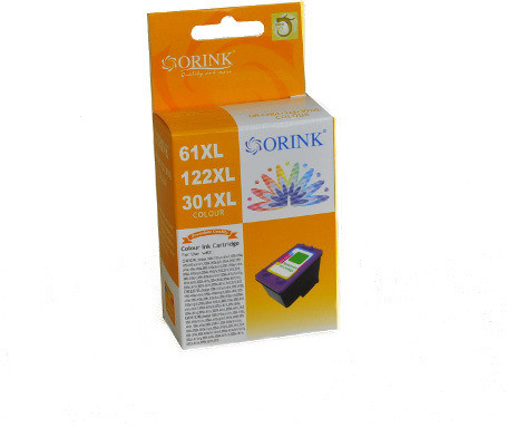 ORINK Tusz do drukarek HP 301XL Deskjet 1000 / J110 / 2000 / J210b | Color | 16,5ml. CH301XL/C OR orink_CH564EE OR