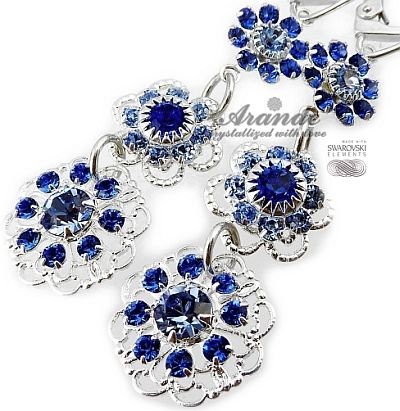 Swarovski Nowe Unikat Kolczyki Aqua Feel #2