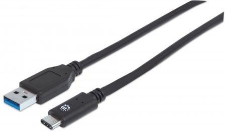 Manhattan Kabel USB USB Kabel 3.1 C - A St/Bu 1.00m schwarz - 353373