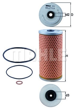Knecht Filtr oleju OX 92D