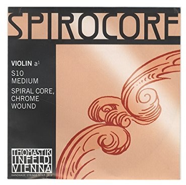 Thomastik Einzelsaite für 4/4 Violine Spirocore - A-Saite Spiralseil Kern, Chromstahl umsponnen, mittel 633707