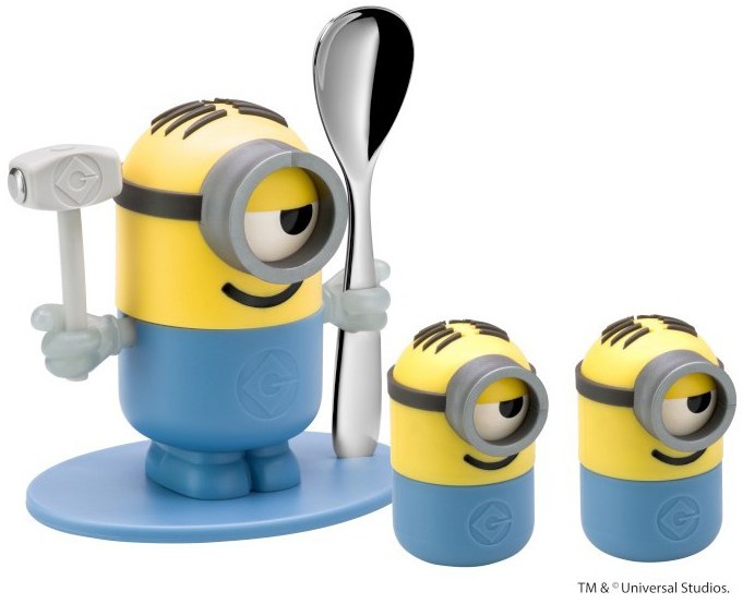 WMF Zestaw Minionki podstawka na jajka+2 el 1286229990