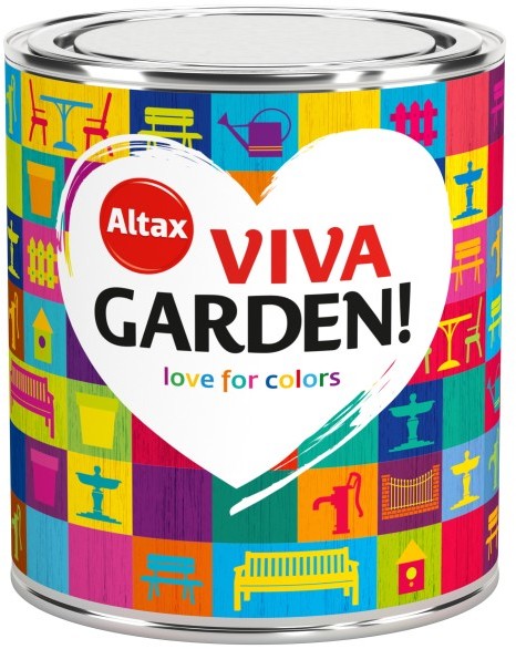 Altax Emalia akrylowa Viva Garden niezapominajka 0 75 l