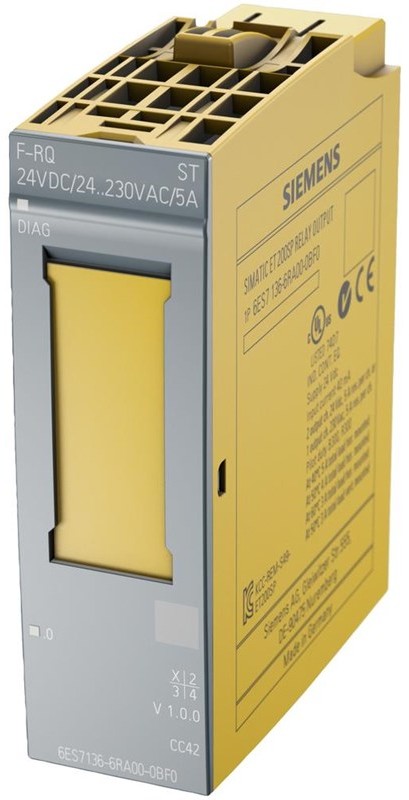 Siemens Et 200sp f-rq 1x24vdc/24..230vac/5a st 6es7136-6ra00-0bf0 6ES7136-6RA00-0BF0