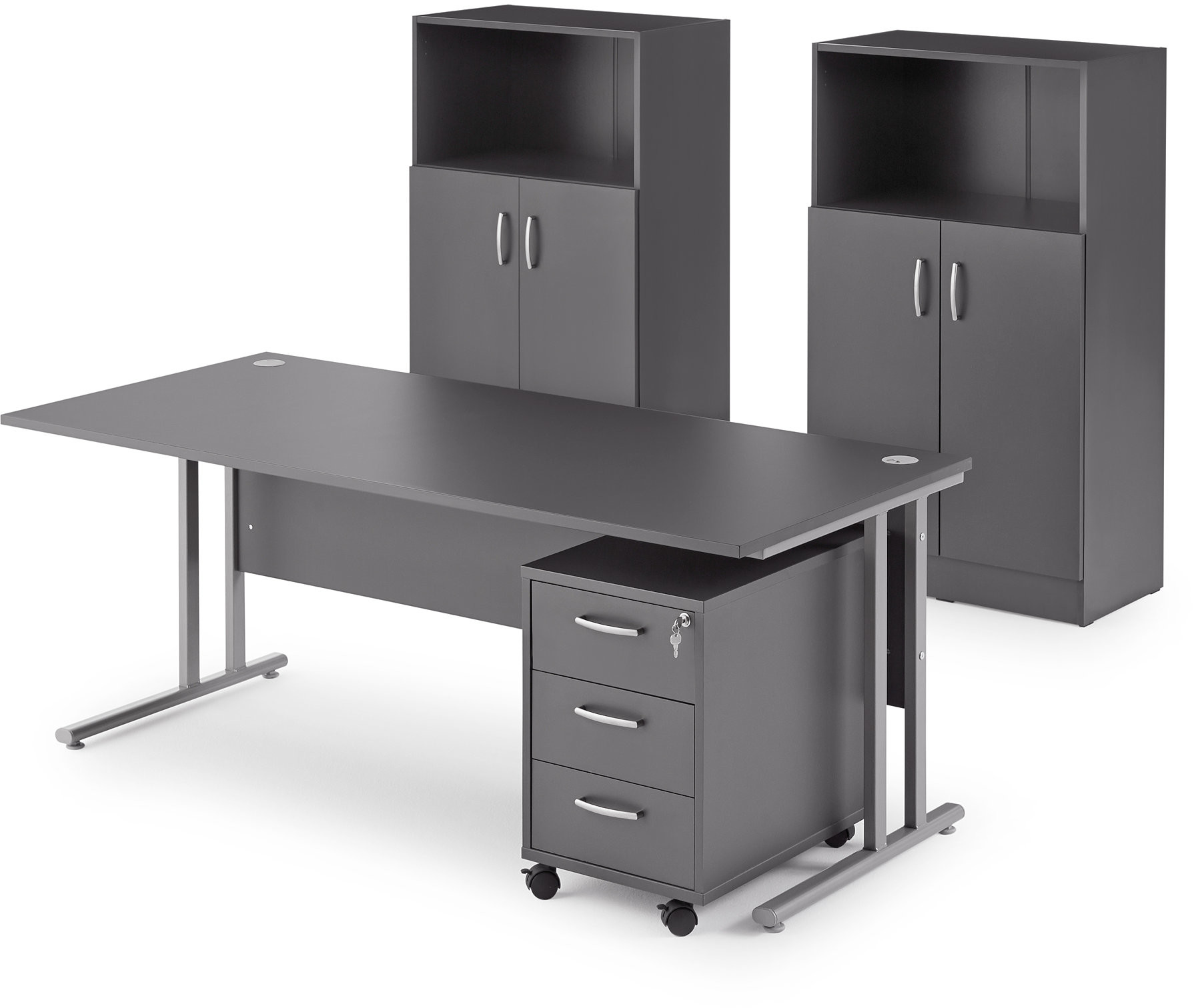 AJ Produkty Zestaw mebli biurowych FLEXUS z laminatu