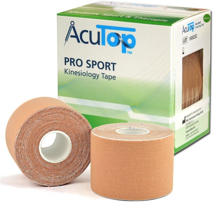 Tape Acutop AcuTop PRO SPORT - Wzmocnione Kinesiology beżowe (ATPS beige) 4260394881128