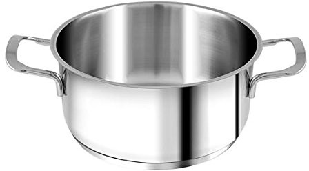 H+H H & H elodie rondel z dno indukcyjne, 2 uchwyty, stal nierdzewna, 16 cm 8003512676369