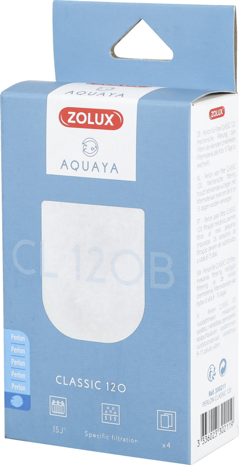 Zolux AQUAYA Wkład Perlon Classic 120 330211