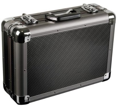 Perel 1827  1 walizka na narzędzia, z zaokrąglonymi narożnikami aluminiową, 430 MM X 300 MM X 150 MM Wymiary 1827-1