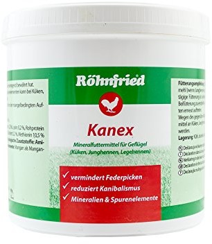 Röhnfried Kanex przeciw gryzoniom piór, piórnikom i kanibalizmowi u drobiu (700 g)