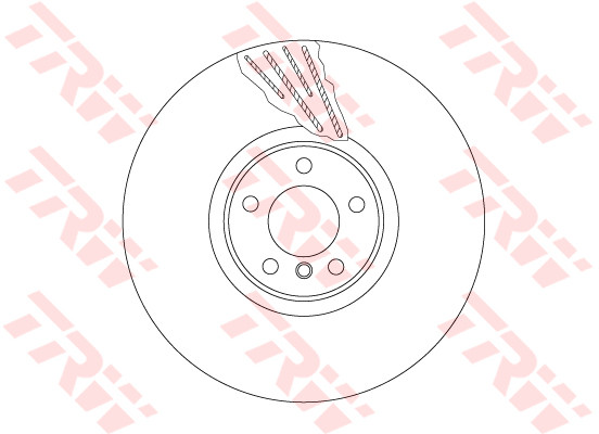 TRW Tarcza hamulcowa DF6619S