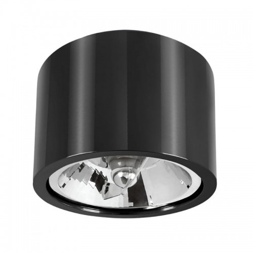 Zdjęcia - Żyrandol / lampa Spectrum CHLOE AR111 METALICA IP20 OKRĄGŁA CZARNY CHROM NIERUCHOMA 