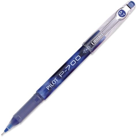 Pilot P-700 Precise Gel Ink Roller Ball Stick Pen blue Ink, .7 MM, Dozen, Sold as 1 Dozen 38611